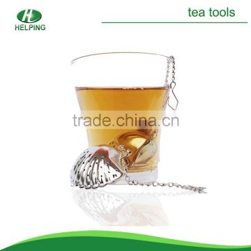 coffee & tea stainless steel shell shape tea infuser