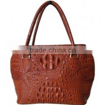 Crocodile leather handbag SCRH-013