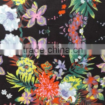 wholesale 30*68 technics artificial cotton fabric print fabric for garment