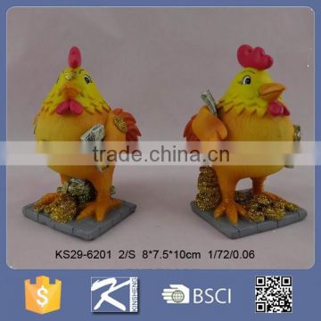 2017 new fashion style Million rooster with lots of money