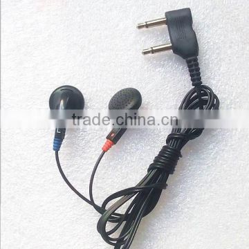 2 pin aviation earphone for airplane