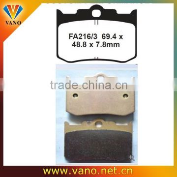 FA216/3 69.4* 48.8* 7.8mm sintered ceramic brake pad