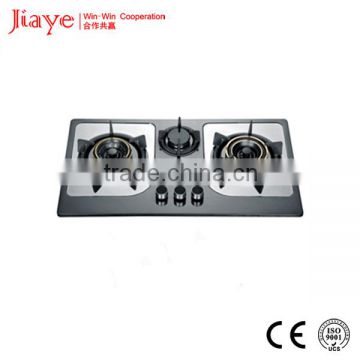 71CM 3 burner gas hob with SS panel/ best price gas hob JY-PA3003
