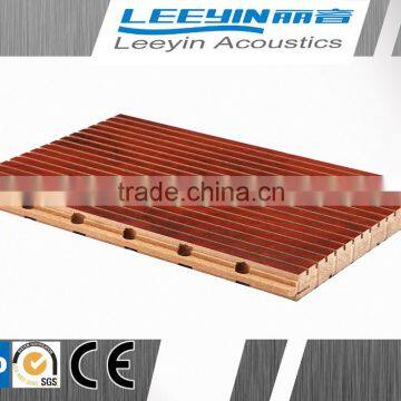 high quality mdf wood grooved acoustic material for auditorium