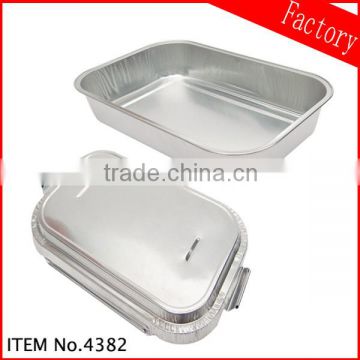 aviation aluminum foil container for food packing and cake bake