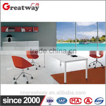 Modern Special Steel Leg Round Office Discussion Table, Meeting Desk(QE-18A)