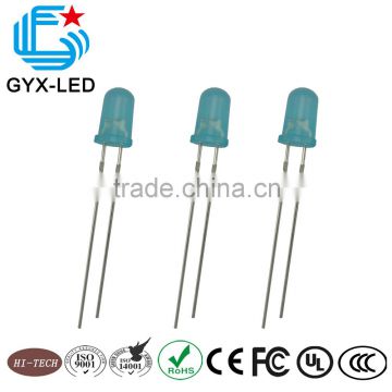 200-900mcd blue color 5mm round type lamp led DIP LED RoHS and REACH Compliant