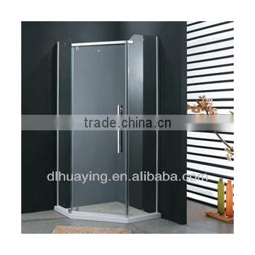 New 2013 high-quality flower and frosted tempered glass shower room