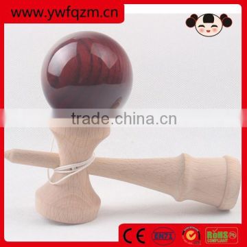 wholesale high quality bronze plain wooden kendama toy