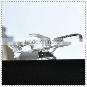 Cheap Model Clear Crystal Airplane For Boy's Gifts