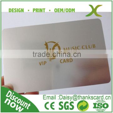 Free Design~~!! Plastic VIP card/silver VIP card/ plastic silver card