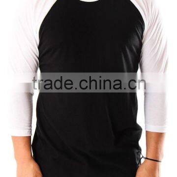 Cotton Men Raglan Long Sleeve Shirt Design