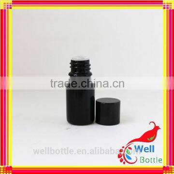 Black glass bottle for 15ml glass dropper bottle with european dropper glass bottles