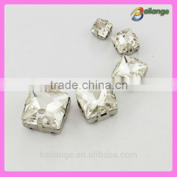 wholesale wedding dress accessories factory directly glass nail rhinestone for decoration