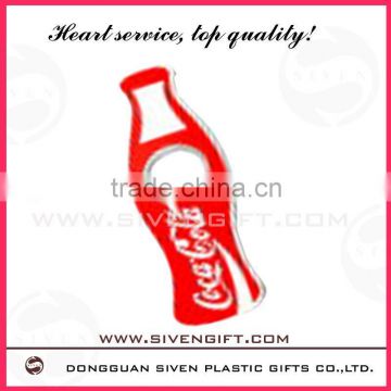 coke cola soft pvc bottle opener