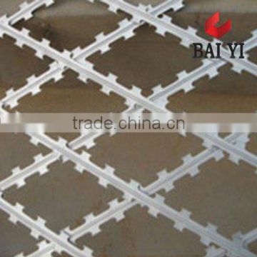 hot diped galvanized welded razor wire mesh