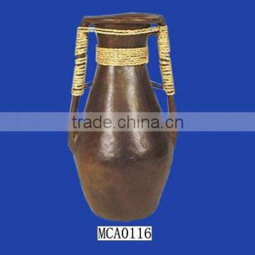 Garden unique clay amphora vase