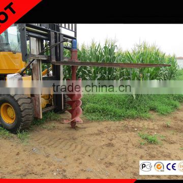 Planting mini post hole digger for tractors