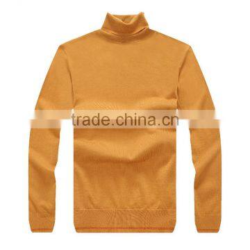 mens high quality pure wool standard style turtleneck sweater