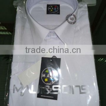 white school shirt T/C POPLIN WHITE COLOR