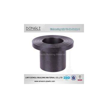 factory price black PE plastic Fittings 160mm butt fusion flange adaptor