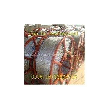 Anti twisting wire rope diameter 9-24mm electric traction rope