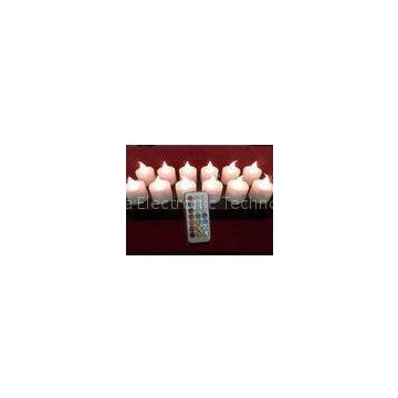 12 color electromagnetic induction rechargeable LED candles with timer