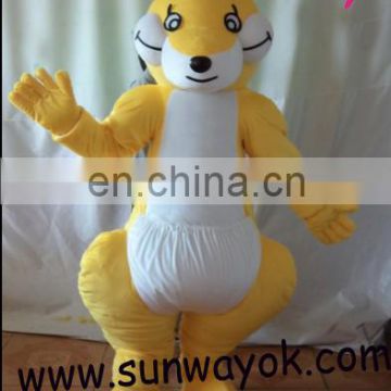 Kangaroo plush costume/funny animal plush dress for promotion