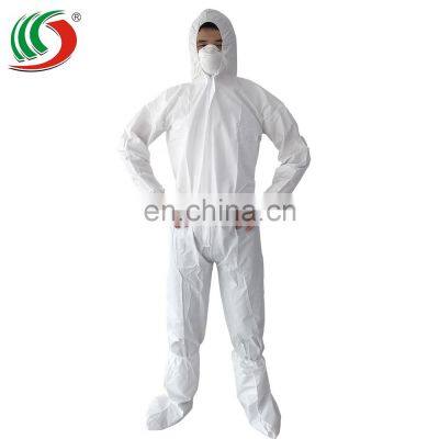 Disposable fabric cleanroom suits work coverall