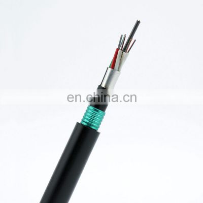 2-144 single mode g652 direct burial armored optical optic fiber cable