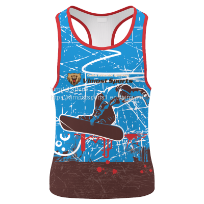 2022 Customized Sublimation Singlet of New Style