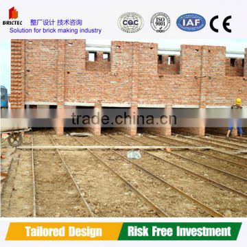 Clay brick making factory/red brick factory with tunnel dryer