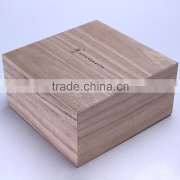 2016 Natural paulownia wood packing box