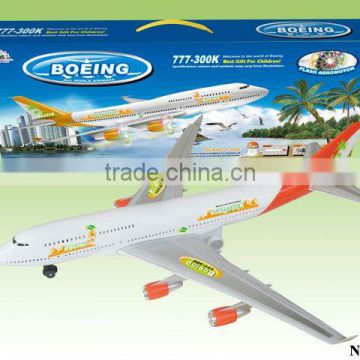 1/100 BO Model Plane Toy W/light (plastic toys)