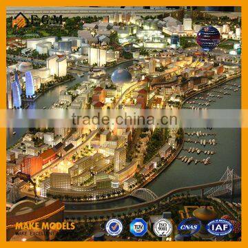 1:1250 Pioneer Investment City urban planning model
