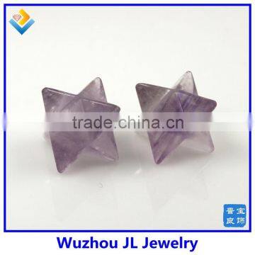Hot selling natural crystal quartz merkaba star wholesale merkaba pendants merkaba pendant