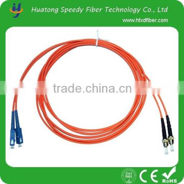 High quality Multimode Fiber Optic Patch Cord with 62.5/125