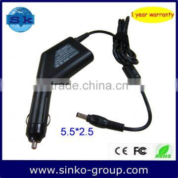 car charger for asus toshiba fujitsu gateway 65W 19V 3.42A/3.16A 5.5*2.5