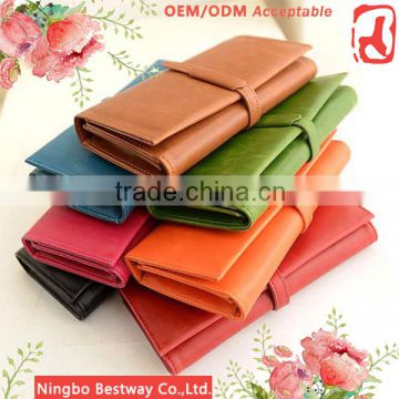 Wholesale women wallets leather, 2016 genuine leather women wallet manufacturer