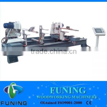 double end miter cutting saw for wood