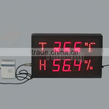 2.3 inch 6 digit led temperature & humidity display
