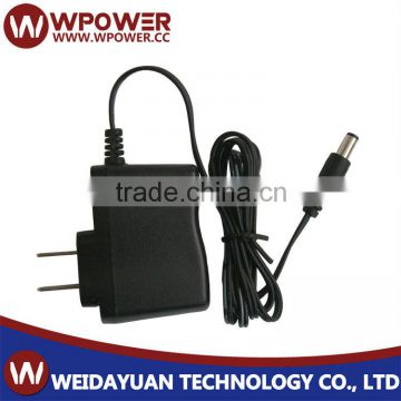 12v 0.5a power adapter (UK EU US ZA IT plug DC plug of output cable Barrel type right angle 5.5x2.1mm/2.5mm with FCC)