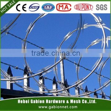 razor wire barrier