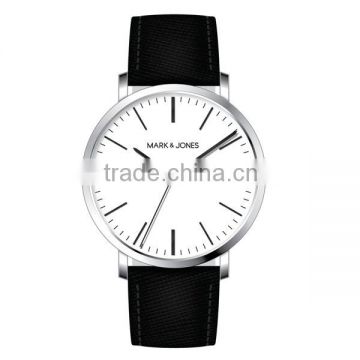 Classic leather watch leather band watches japanese movt quartz watches custom logo