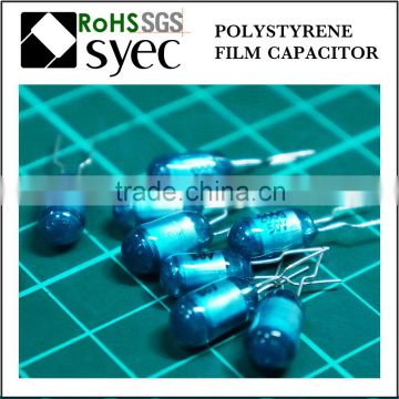 Tight Tolerances Radial Lead 103J 63V Polystyrene Film Capacitor