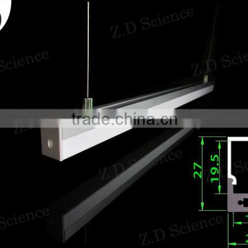 Commercial Housing Decorative LED Channel Extrusion With Diffuser Cover + LED Strip Light