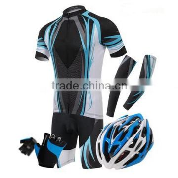 summer cool breathable short sleeve cycling suit