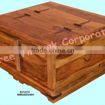 trunk box,storage boxes,bedroom furniture,sheesham wood furniture