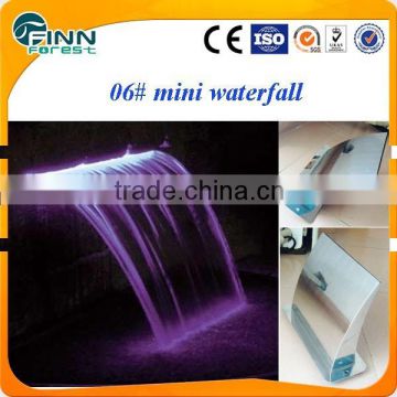 300/ 500/700mm/1000mm stainless steel waterfal fountain pool water curtain