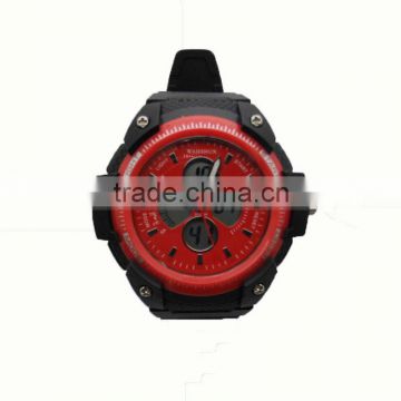 New brands quartz analog dual time watches mens dual time zone watch